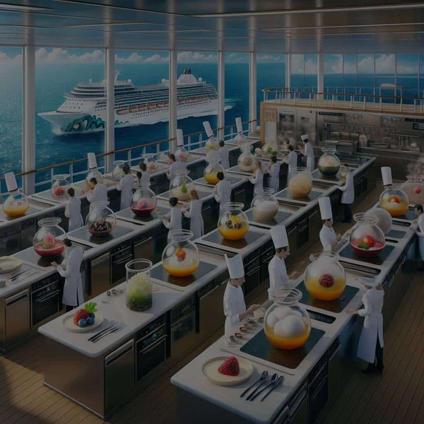 Y a-t-il des croisières qui proposent des ateliers de cuisine moléculaire ?